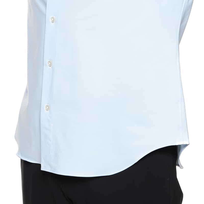 XACUS ストレッチシャツ LIGHT BLUE