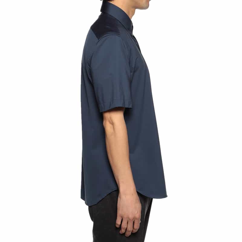 XACUS XACUS＜ザッカス＞バーニーズ　ニューヨーク限定ショートスリーブボタンダウンシャツ NAVY