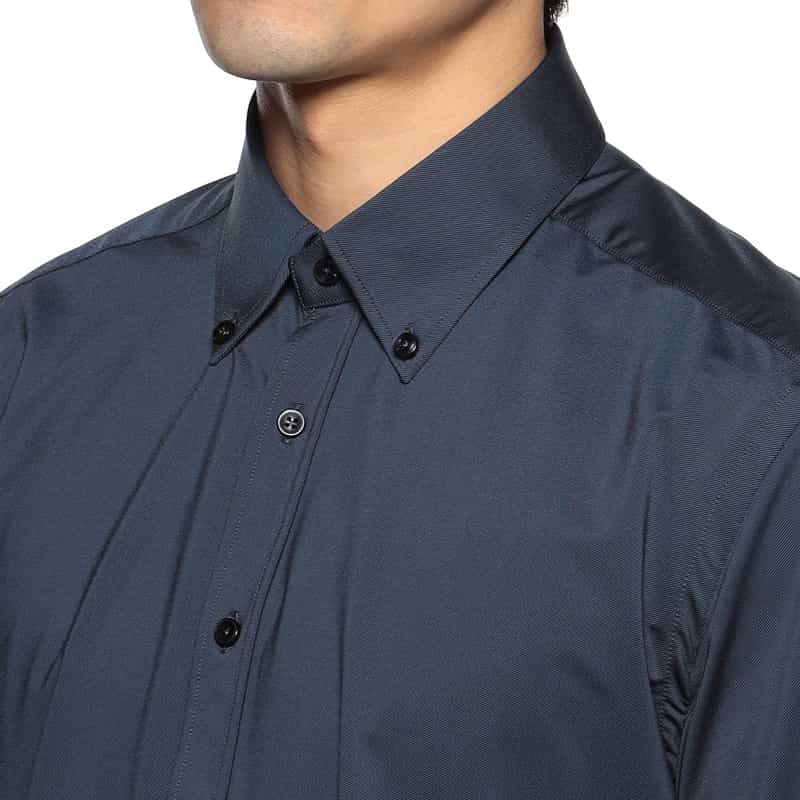 XACUS XACUS＜ザッカス＞バーニーズ　ニューヨーク限定ショートスリーブボタンダウンシャツ NAVY