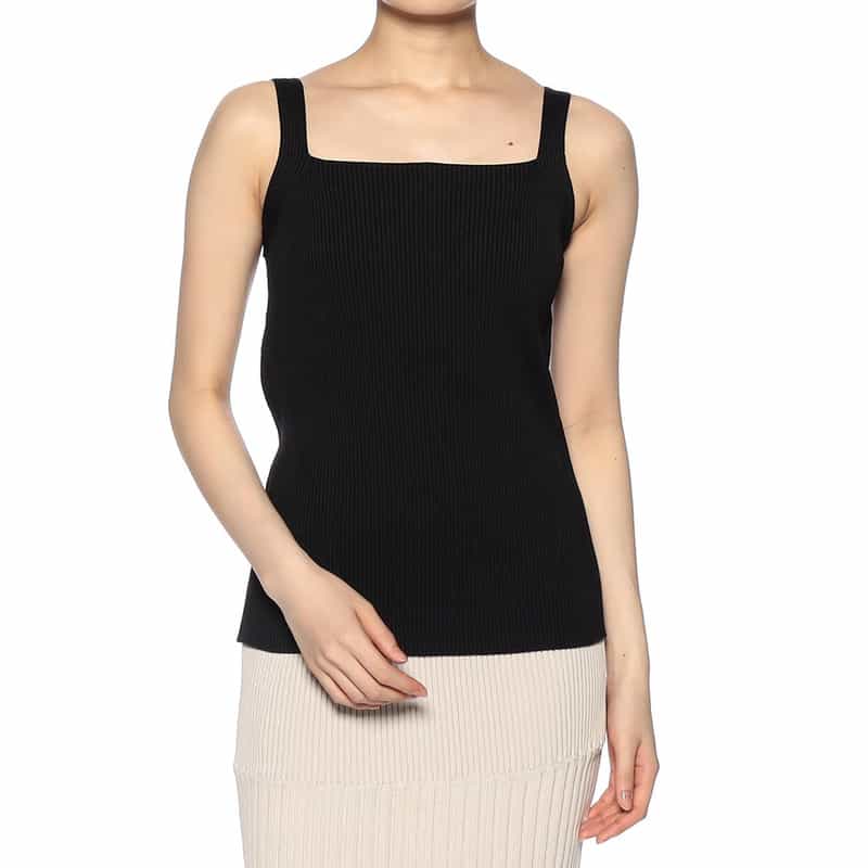 CFCL "PORTRAIT" キャミソール BLACK