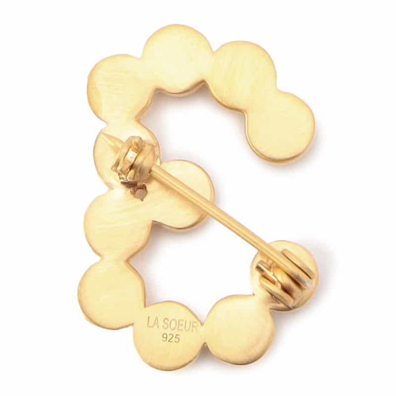 LA SOEUR LA SOEUR＜ラ スール＞ブローチ "3" （パール） NONE