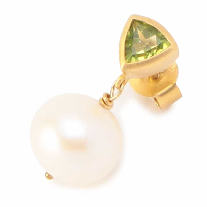 LA SOEUR LA SOEUR＜ラ スール＞ピアス（パール × ペリドット） NONE