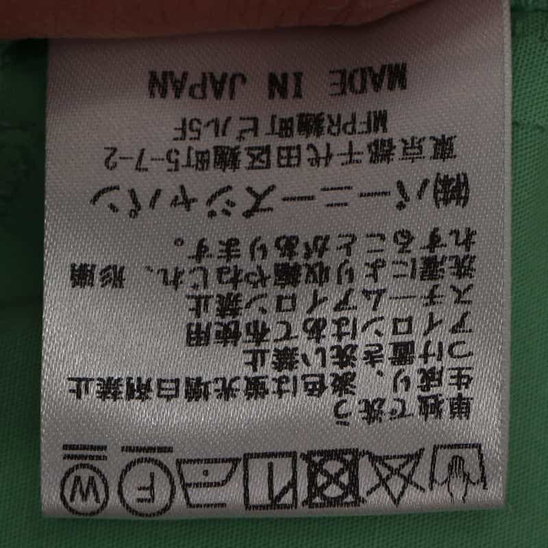 BARNEYS NEW YORK ウォッシャブル ストレートクロップドパンツ GREEN