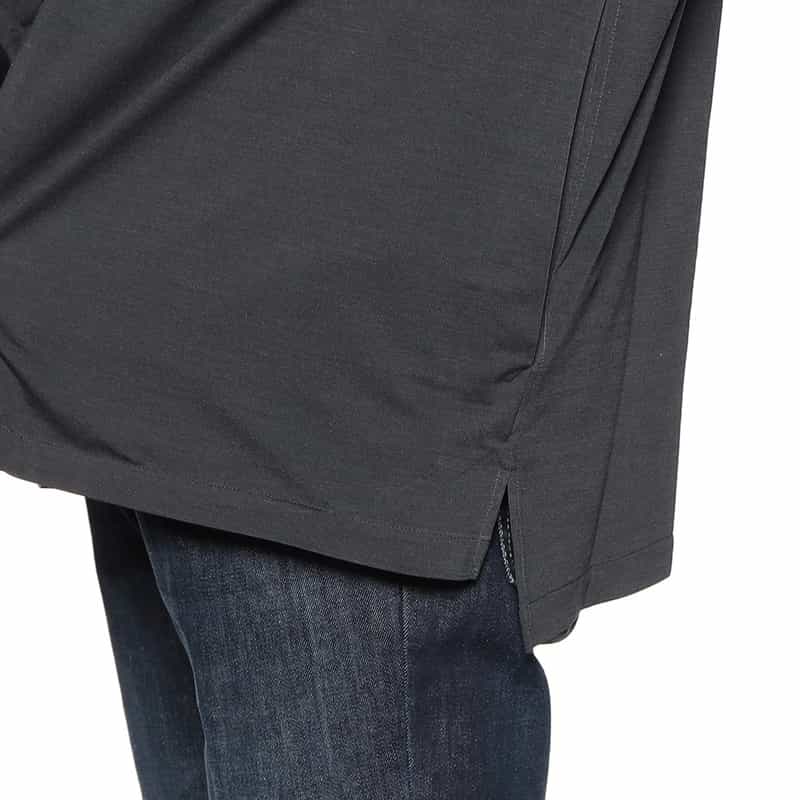 KANEMASA PHIL. バーニーズ ニューヨーク限定ジップアップシャツ DARK GRAY