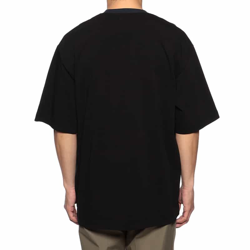 KANEMASA PHIL. バーニーズ　ニューヨーク限定ハイツイストバイカラーTシャツ NAVY