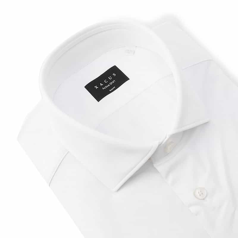 XACUS ドレスシャツ WHITE