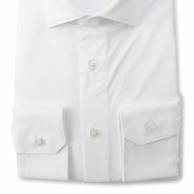 XACUS ドレスシャツ WHITE
