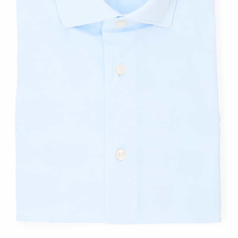 XACUS イージーケアドレスシャツ LIGHT BLUE