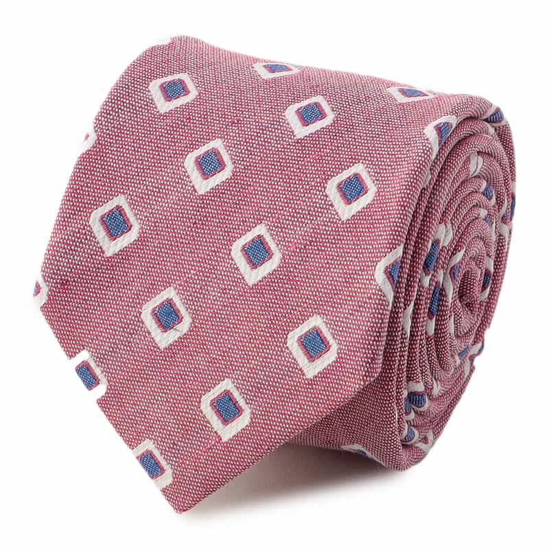 BREUER 小紋柄タイ PINK