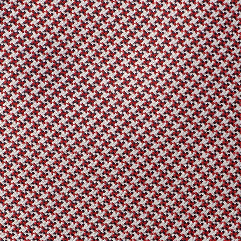 BREUER 千鳥柄タイ RED