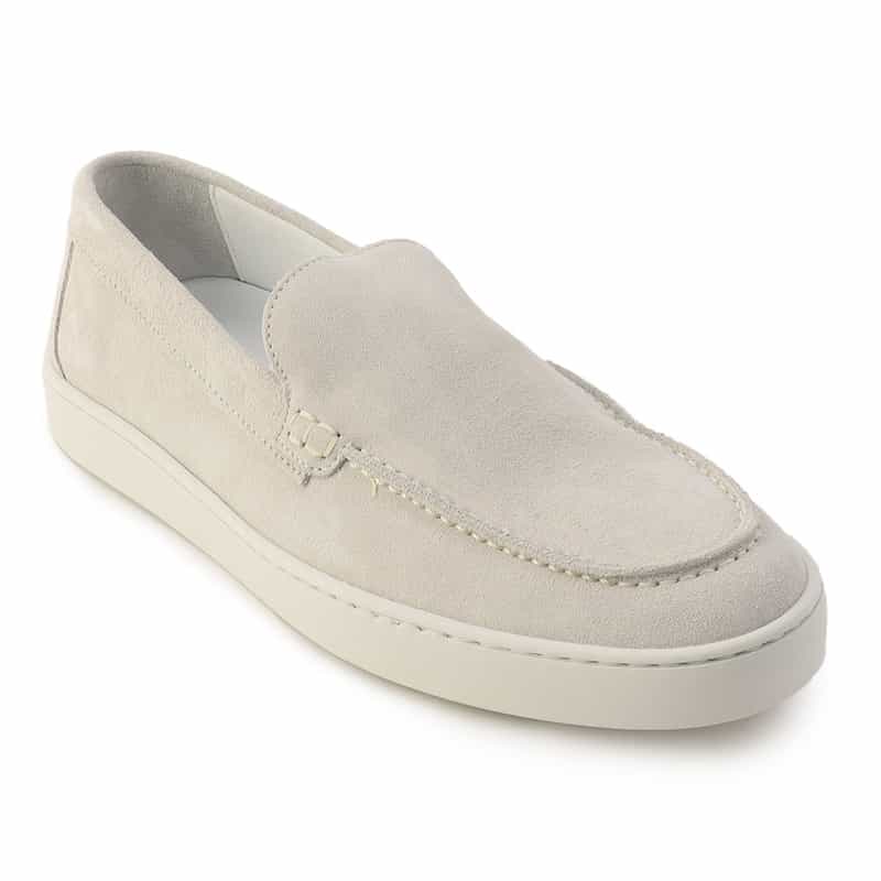 PELLICO SUNNY “BARTEX" スエード スリップオンスニーカー WHITE