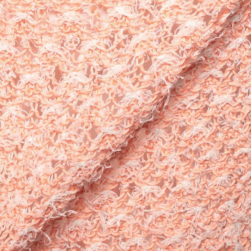 BARNEYS NEW YORK ショート丈 Vネックカーディガン LIGHT ORANGE