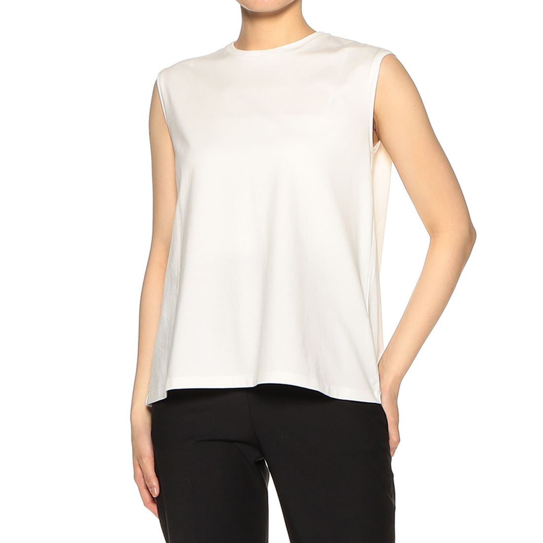 ウォッシャブル ベーシックカットソー