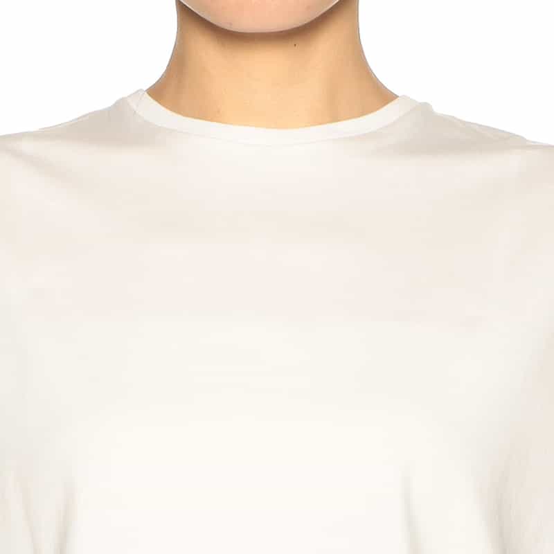 BARNEYS NEW YORK ウォッシャブル ベーシックカットソー WHITE