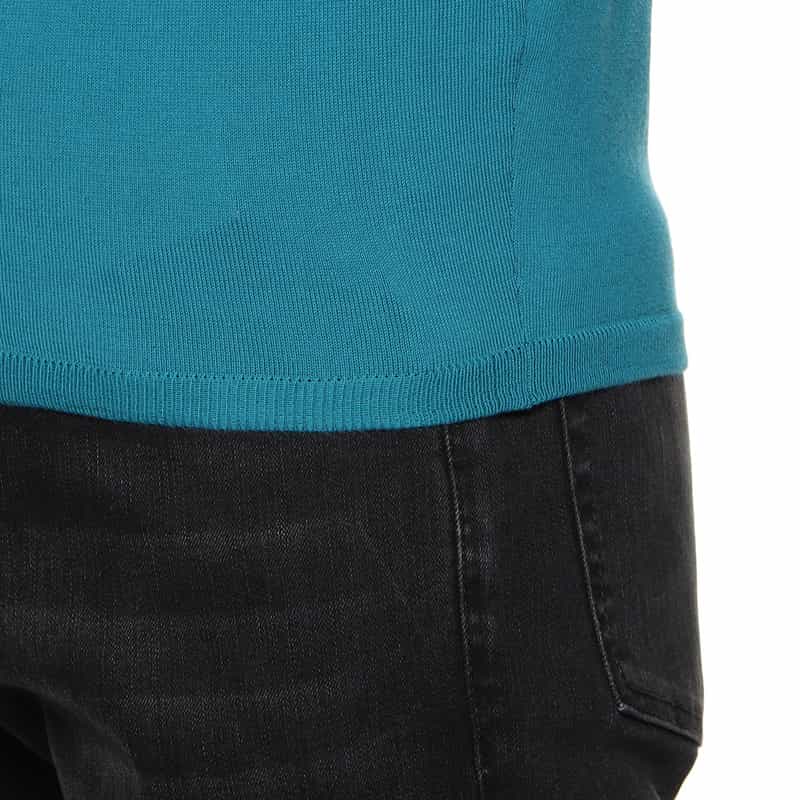 CRUCIANI クルーネックコットンニットプルオーバー BLUE