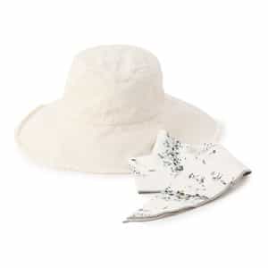 ＜キジマ タカユキ＞コラボレート リボンスカーフ付きデニムハット