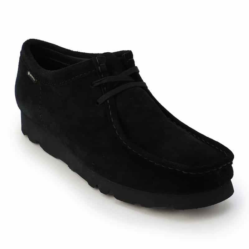 Clarks ワラビーシューズ "WALLABEE SUEDE GTX" BLACK