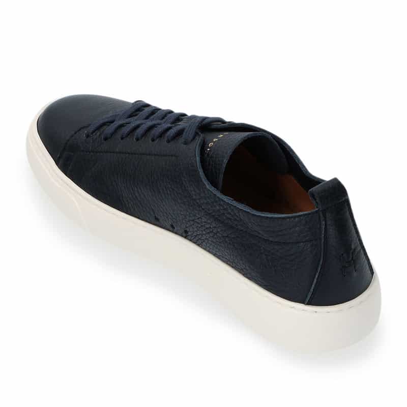 HENDERSON HENDERSON＜ヘンダーソン＞レザースニーカー "BYRON" NAVY