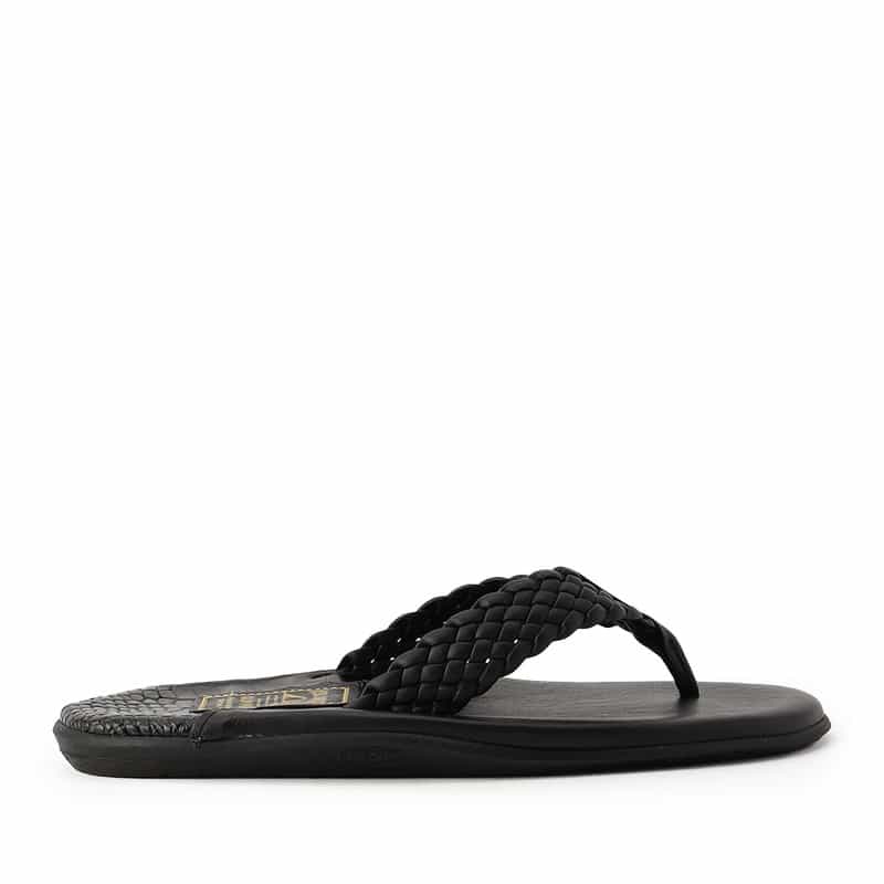 ISLAND SLIPPER バーニーズ　ニューヨーク限定トングサンダル BLACK