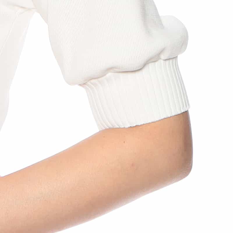 BARNEYS NEW YORK ウォッシャブル 異素材コンビネーションドレス WHITE