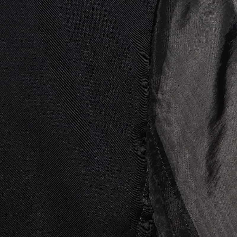 BARNEYS NEW YORK ウォッシャブル シアースリーブ テーラードジャケット BLACK