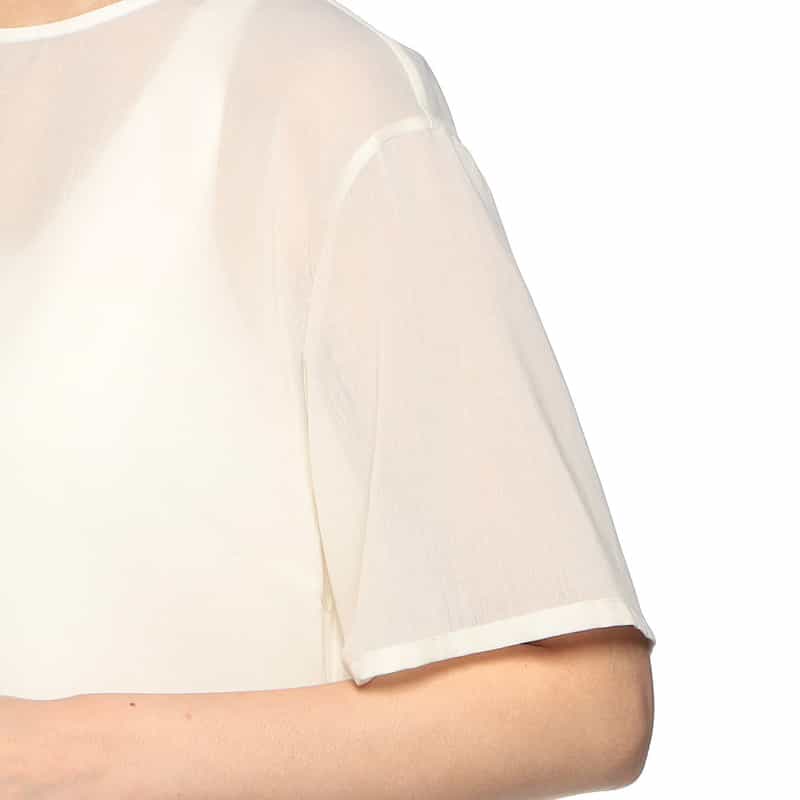 BARNEYS NEW YORK ウォッシャブル 3WAY コンビネーションドレス WHITE