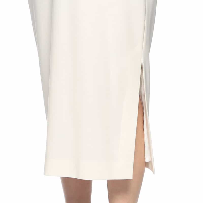 BARNEYS NEW YORK ウォッシャブル 3WAY コンビネーションドレス WHITE