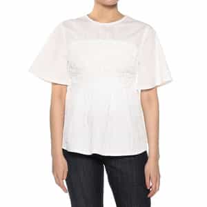 ウォッシャブル レイヤードブラウス