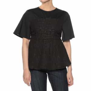 ウォッシャブル レイヤードブラウス