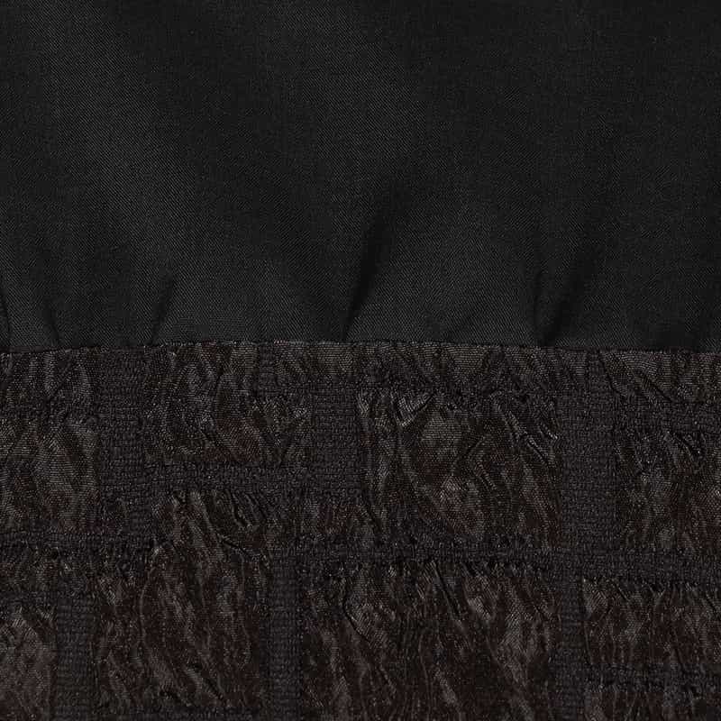 BARNEYS NEW YORK ウォッシャブル レイヤードブラウス BLACK