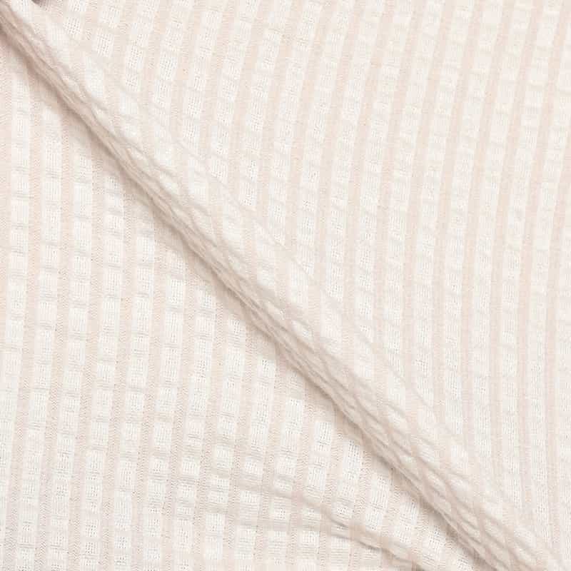 BARNEYS NEW YORK ストライプ柄ジャージーシャツ BEIGE