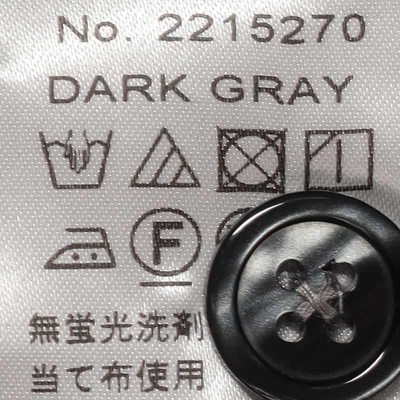 BARNEYS NEW YORK リネンコットンシャツ DARK GRAY