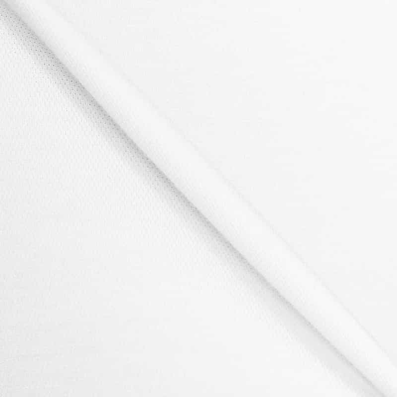 BARNEYS NEW YORK クールマックス素材ジャージーオープンカラーシャツ WHITE