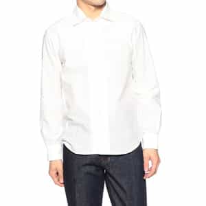 カッタウェイカラーシャツ