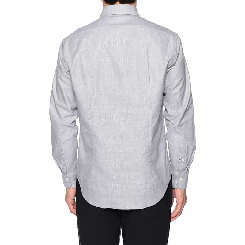 BARNEYS NEW YORK カッタウェイカラーシャツ NAVY