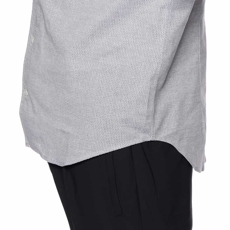 BARNEYS NEW YORK カッタウェイカラーシャツ NAVY