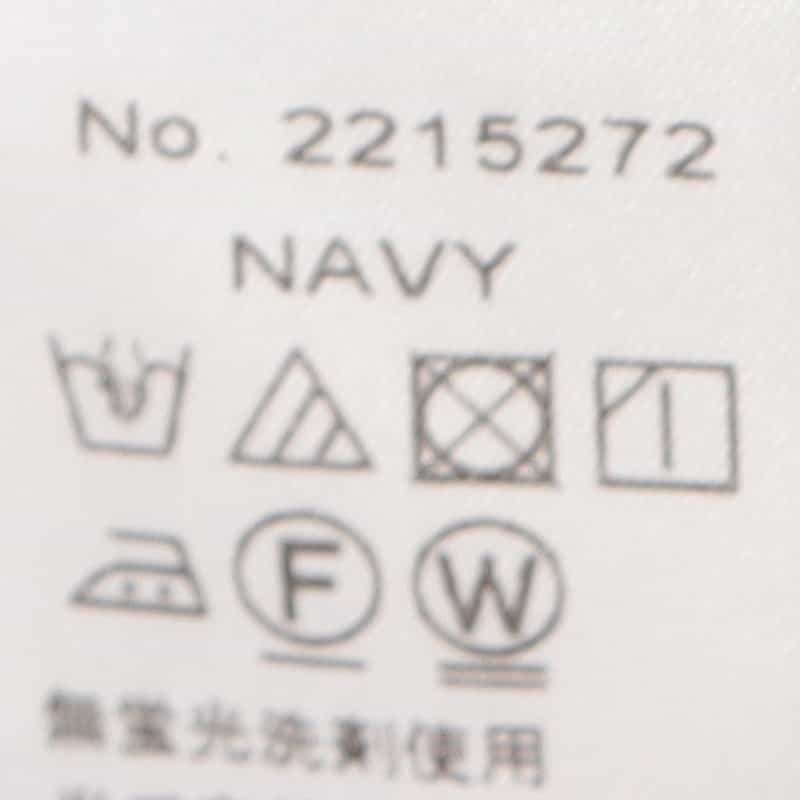 BARNEYS NEW YORK カッタウェイカラーシャツ NAVY