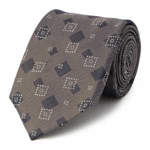 スクエア柄タイ