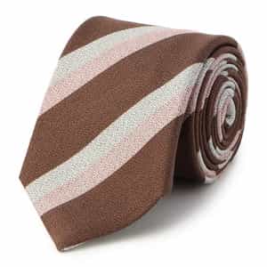 ストライプ柄タイ