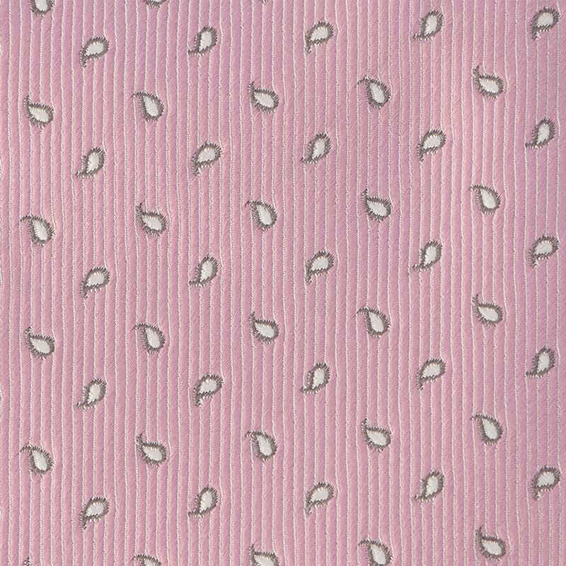 BARNEYS NEW YORK ペイズリー柄タイ PINK