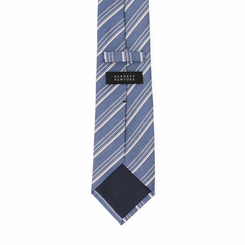 BARNEYS NEW YORK ストライプ柄タイ NAVY