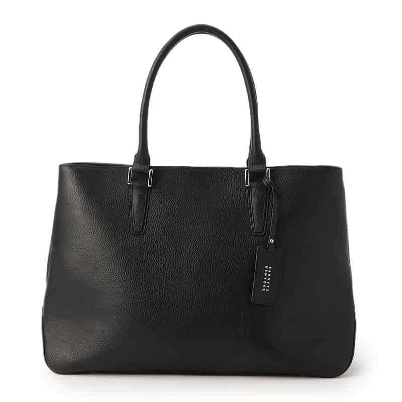 BARNEYS NEW YORK レザートートバッグ BLACK