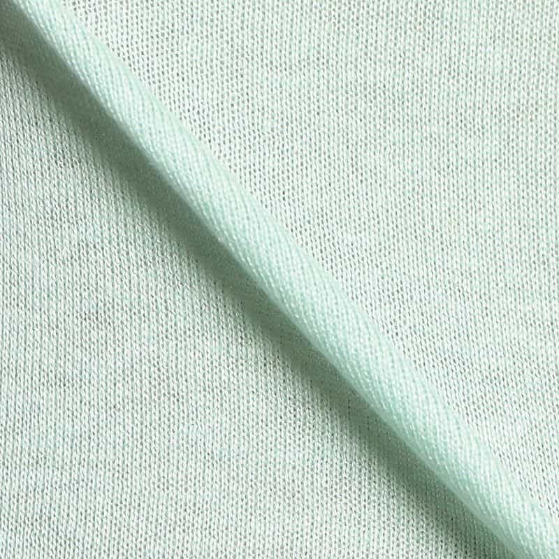 FILIPPO DE LAURENTIIS シルクリネンクルーネックニットプルオーバー LIGHT GREEN