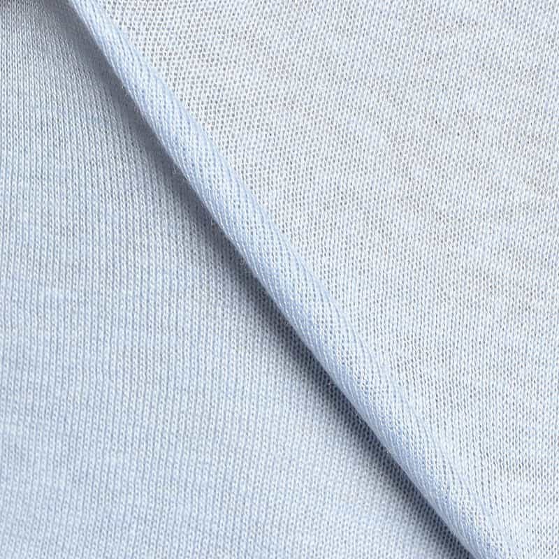 FILIPPO DE LAURENTIIS シルクリネンクルーネックニットプルオーバー LIGHT BLUE