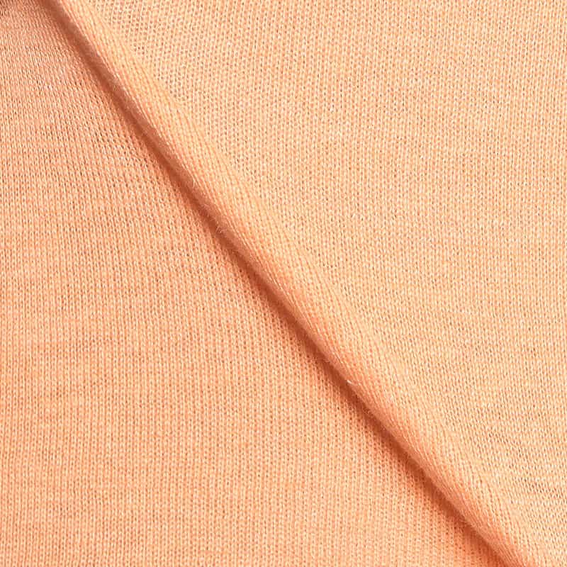 FILIPPO DE LAURENTIIS シルクリネンクルーネックニットプルオーバー LIGHT PINK