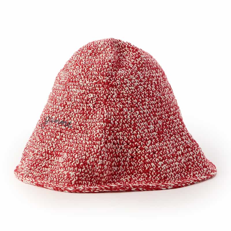 GANNI クロシェハット PINK