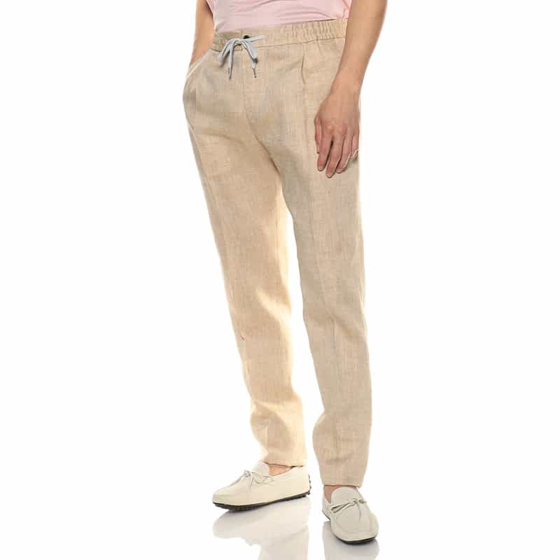 PT TORINO リネンジョガーパンツ LIGHT GRAY