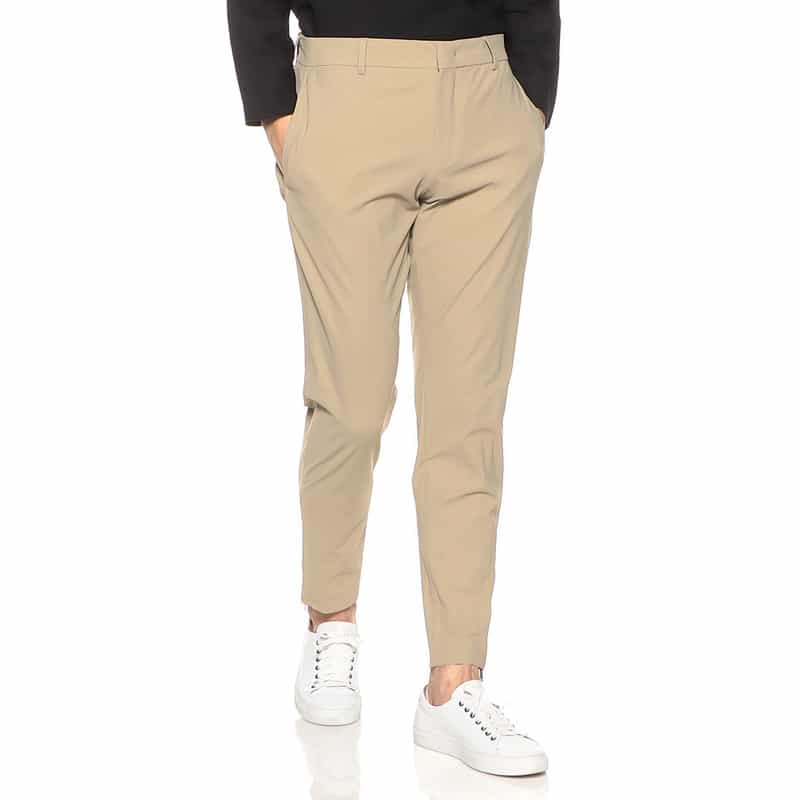 PT TORINO ストレッチナイロンジャージーパンツ "EPSILON ZIP" IVORY