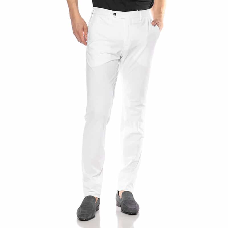 PT TORINO ガーメントダイジャージーパンツ "S.SLIM" WHITE