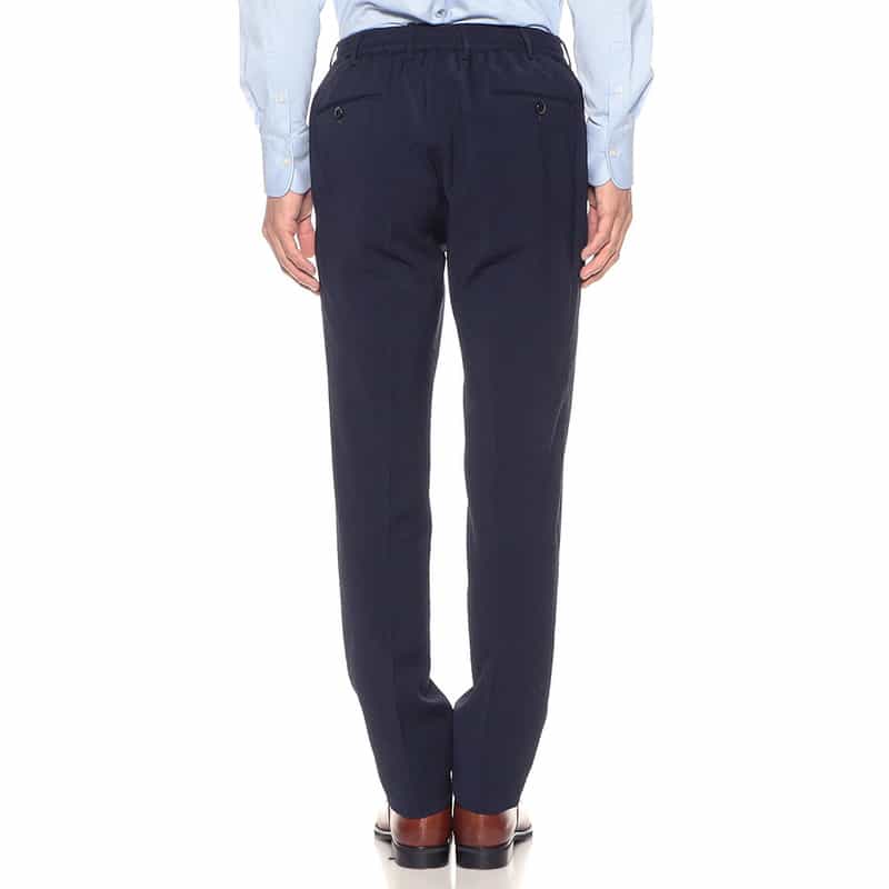 PT TORINO ドローストリングシアサッカーパンツ "SLIM JOGGER" NAVY